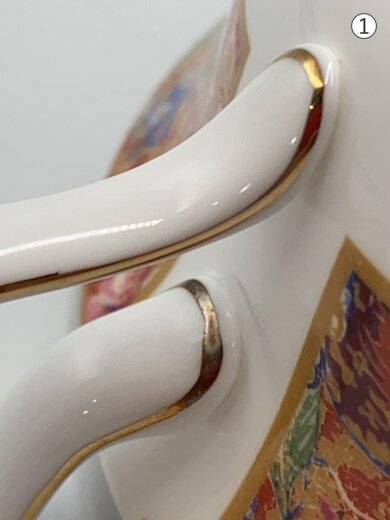 商品画像：カップ&ソーサー/2点セット/RED 7