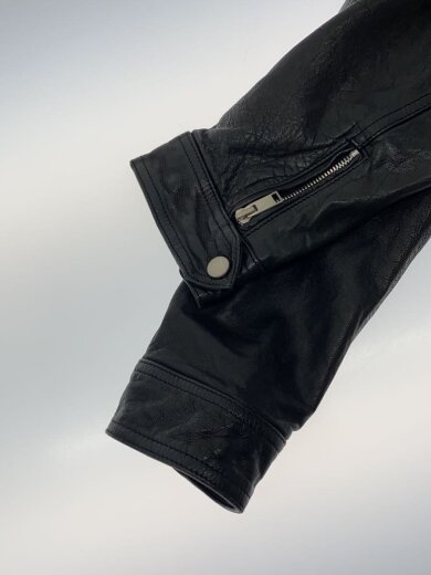 商品画像：レザージャケット・ブルゾン/50/羊革/BLK 5