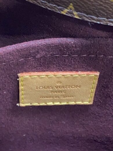 商品画像：モンテーニュMM_モノグラム・キャンバス/PVC/BRW// 5