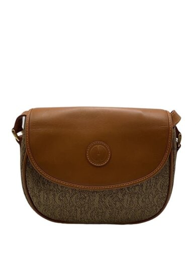 商品画像：ショルダーバッグ/レザー/BRW/総柄/007 14 3074 1