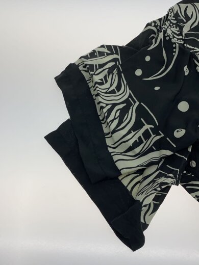 商品画像：半袖シャツ/M/レーヨン/BLK/総柄/SS37472 6