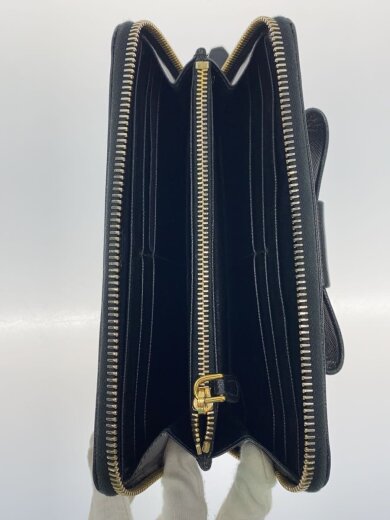 商品画像：長財布/レザー/BLK/レディース/1M0506 4