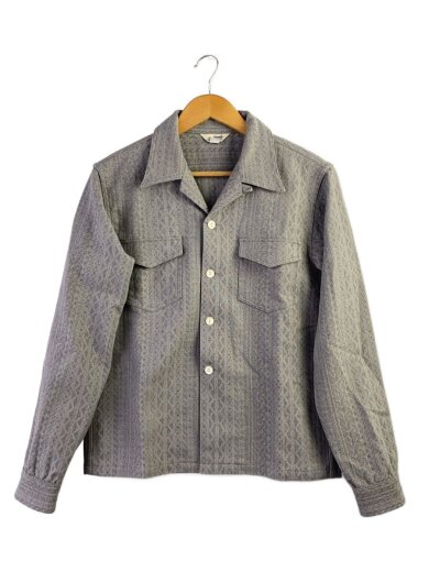 商品画像：長袖シャツ/14.5/コットン/GRY/146// 1
