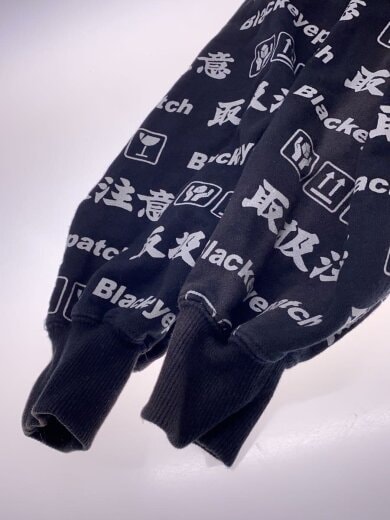 商品画像：ジップパーカー/M/コットン/BLK/総柄// 5