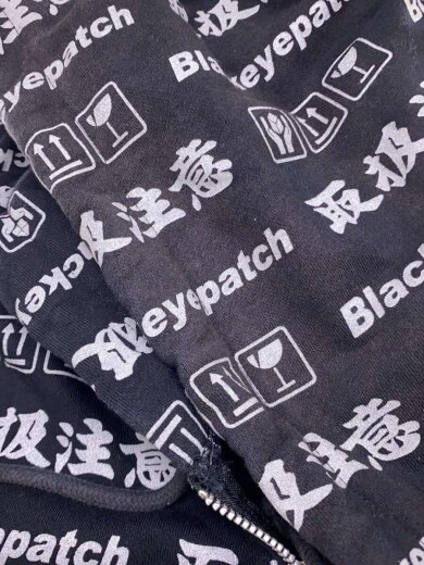 商品画像：ジップパーカー/M/コットン/BLK/総柄// 6