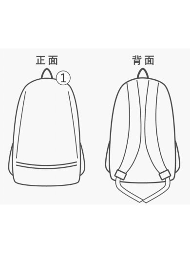 商品画像：リュック/--/BLK/無地/NM81602// 8