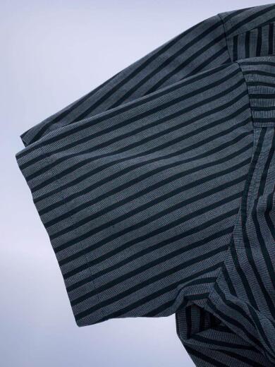 画像：STUSSYStriped Garage/半袖シャツ/M/コットン/マルチカラー/ストライプ/11101745