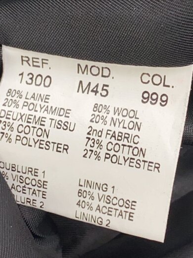 画像：CARVENコート/--/ウール/BLK/無地4