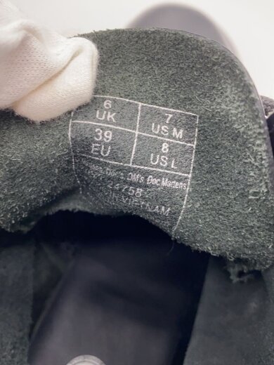 画像：Dr.Martens8ホールブーツ/UK6/BLK/レザー/247585