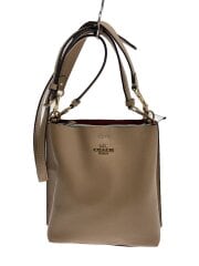 モリー・バケットバッグ22/レザー/BEG