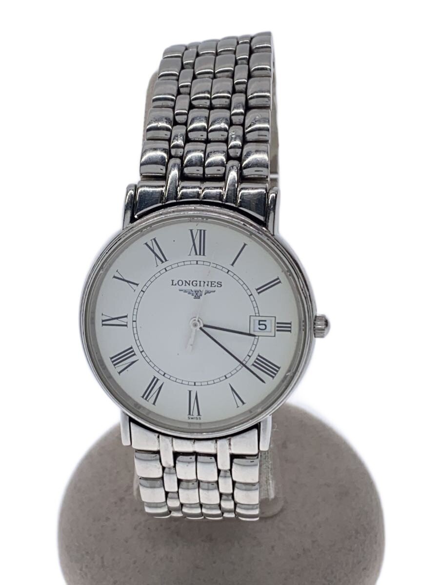 LONGINES / 腕時計/アナログ/--/WHT/SLV/L4.720.4