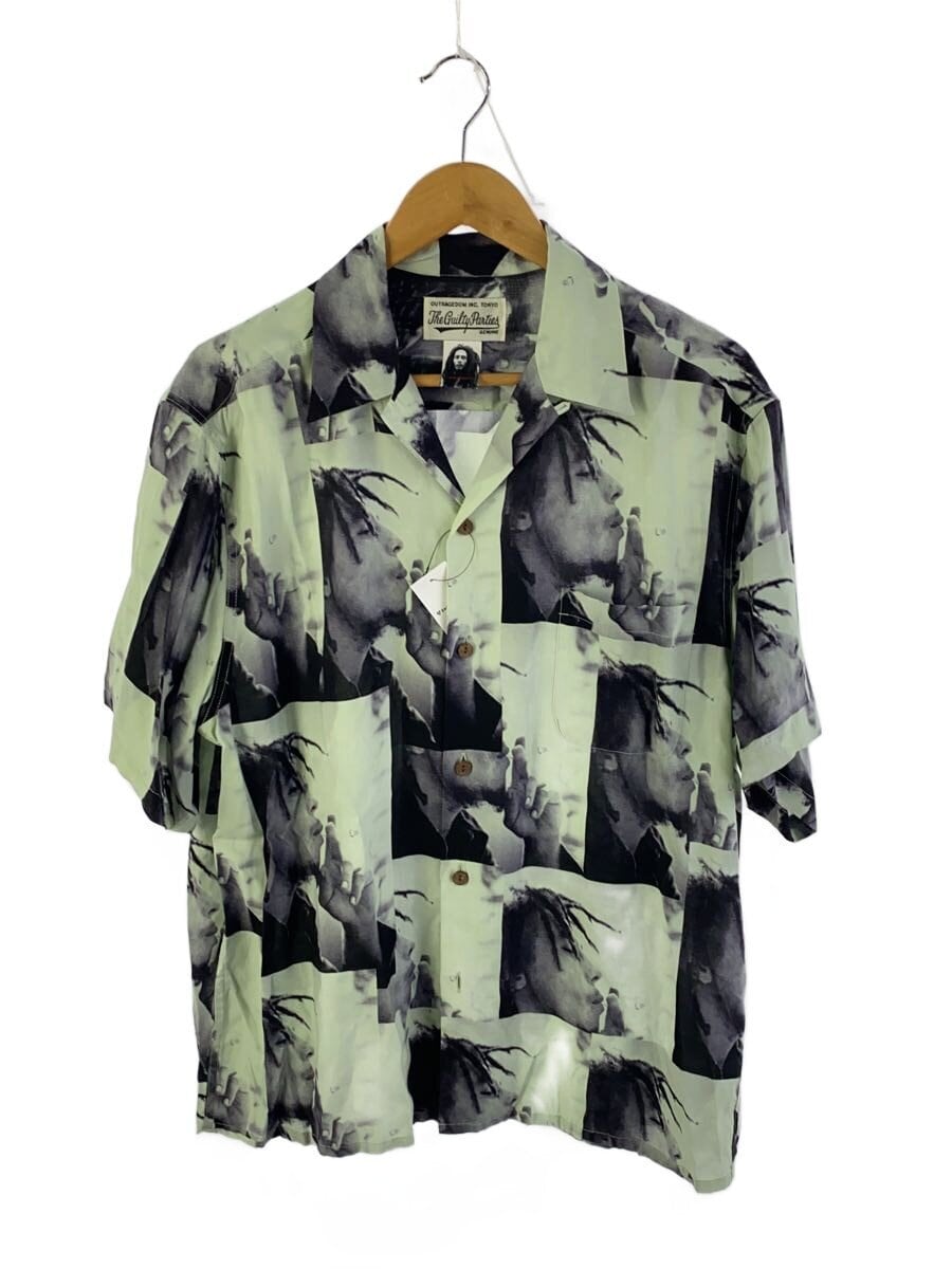 WACKO MARIA / 半袖シャツ/L/レーヨン/BLU