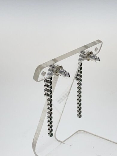 商品画像：ピアス/--/カラーストーン/WHT/レディース 2