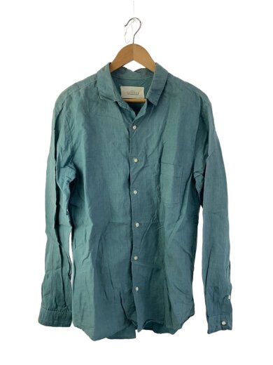 商品画像：長袖シャツ/5/リネン/BLU/02121-0048 1