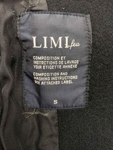 商品画像：コート/S/ウール/BLK/無地/LX-C09-117 4