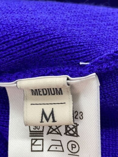 商品画像：ニット・セーター(厚手)/M/ウール/BLU 4