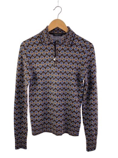 商品画像：ニット・セーター(薄手)/46/ウール/BRW/総柄 1