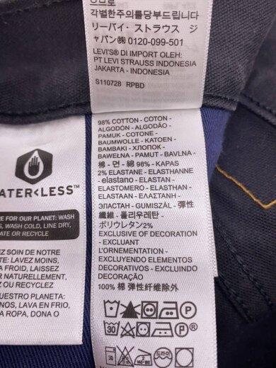 商品画像：ボトム/32/デニム/BLK/無地/pc9-a1136-0001 6