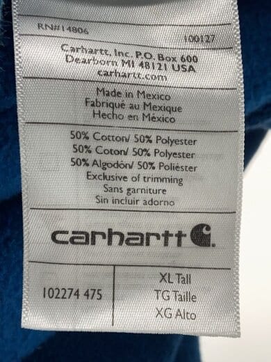 商品画像：スウェット/XL/コットン/BLU 4