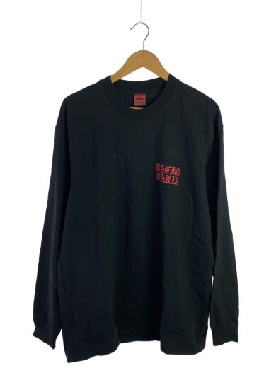 商品画像：長袖Tシャツ/XL/コットン/ブラック 1