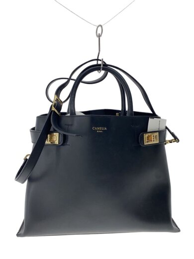 商品画像：ハンドバッグ/レザー/BLK 1