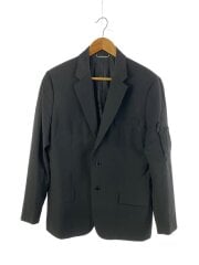 テーラードジャケット/50/ウール/BLK/無地/013C217A3500