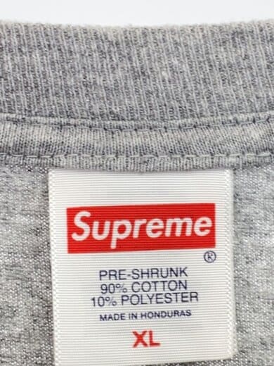 商品画像：Tシャツ/XL/コットン/GRY/無地 3