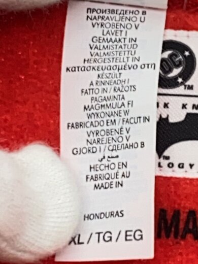 商品画像：スウェット/XL/コットン/RED 4