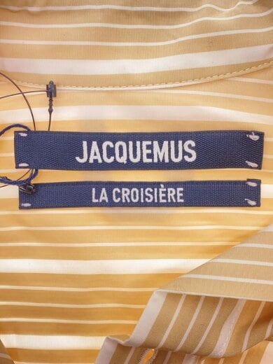 商品画像：長袖シャツ/46/コットン/BEG/ストライプ 3