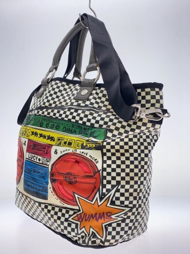 商品画像：george gina&lucy/トートバッグ/--/WHT/チェック 2