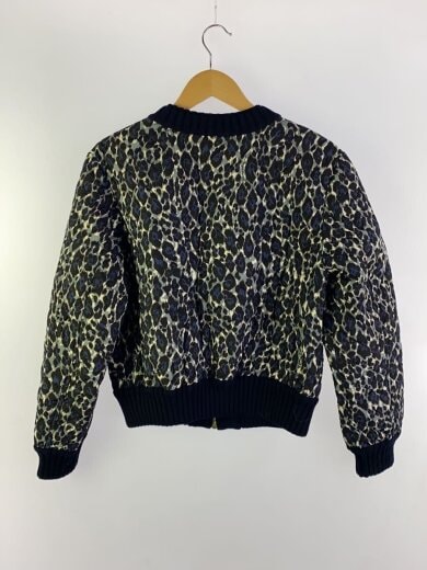 商品画像：キルティングジャケット/--/ポリエステル/NVY/レオパード/5002-004 2