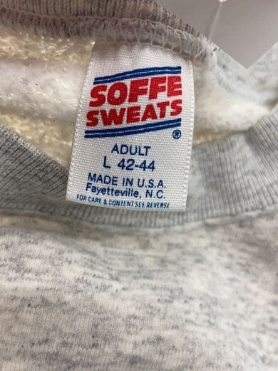 商品画像：SOFFE SWEATS/スウェット/L/コットン/GRY 3