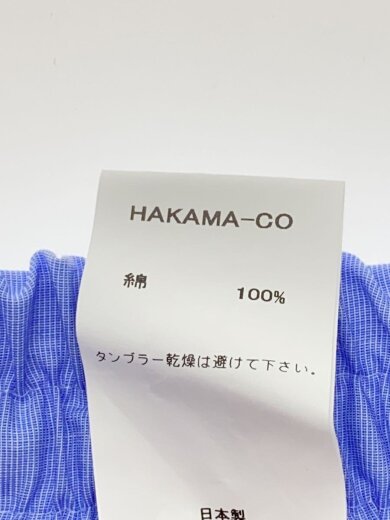 商品画像：ワイドパンツ/38/コットン/BLU/HAKAMA-CO 5