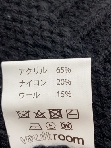 商品画像：ニット・セーター(厚手)/L/アクリル/BLK// 4