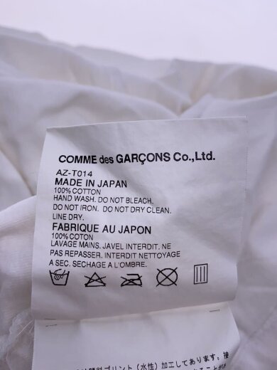 商品画像：Tシャツ/L/コットン/WHT/プリント/AZ-T014 4