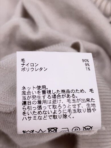 商品画像：ニット・セーター(薄手)/1/ウール/CRM/無地/12111826 5