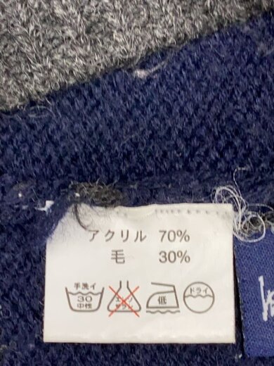 商品画像：ニット・セーター(厚手)/M/アクリル/NVY/無地// 4
