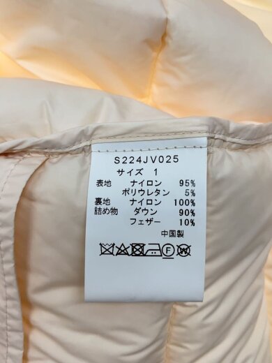商品画像：ダウンベスト/1/ナイロン/BEG/無地/S224JV025 4