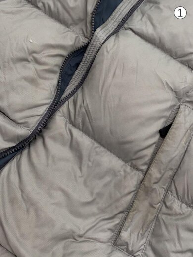 画像：THE NORTH FACENUPTSE JACKET_ヌプシジャケット/M/ナイロン/GRY//7