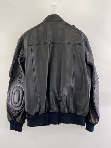 商品画像：レザージャケット・ブルゾン/--/牛革/BLK/無地// 2