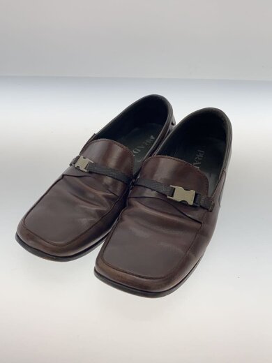 画像：PRADAドレスシューズ/US8.5/BRW/レザー2