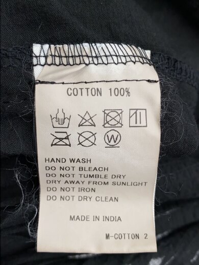 商品画像：長袖ブラウス/--/コットン/BLK 4