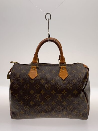 商品画像：1)スピーディ30_モノグラム・キャンバス/PVC/BRW 3