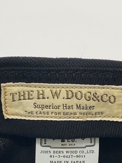 商品画像：キャップ/38/コットン/BLK/無地/メンズ 4