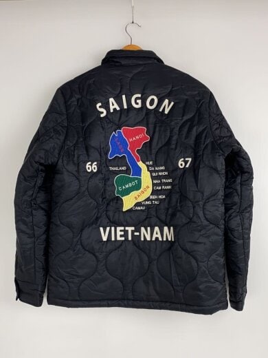 商品画像：ベトジャン/M/ナイロン/ブラック/51201/MAP柄 2