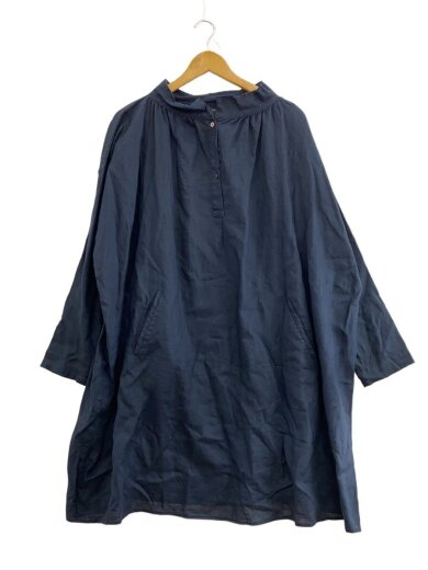 商品画像：シャツワンピース/--/リネン/NVY 1