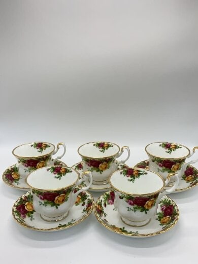 商品画像：カップ&ソーサー/10点セット/WHT 5