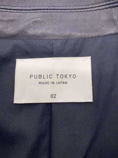 商品画像：ダブルライダースジャケット/2/羊革/BLK/708650002 3