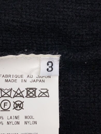 商品画像：ニット・セーター(厚手)/3/ウール/BLK/hc-k13-191// 4