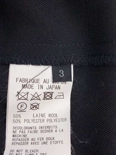 商品画像：ボトム/3/ウール/BLK// 5